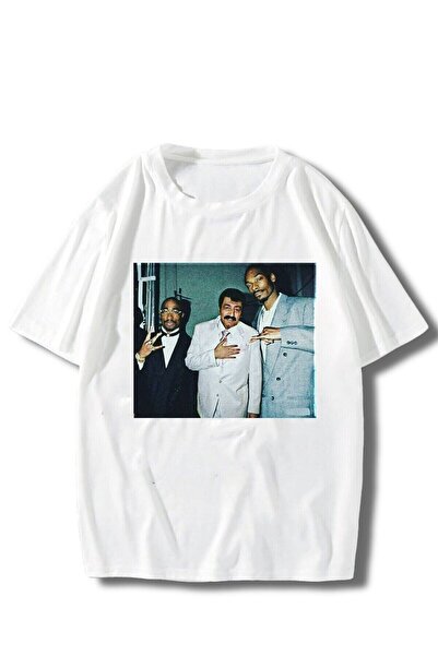 Know Unisex White Müslüm Gürses T-Shirt