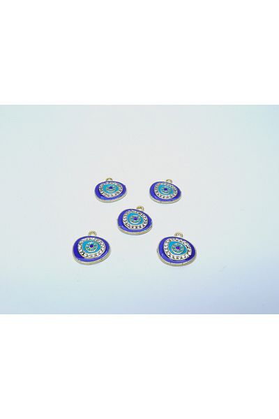 Yüksel Boncuk Gold Plated Evil Eye Bead Model - Intermediate Material