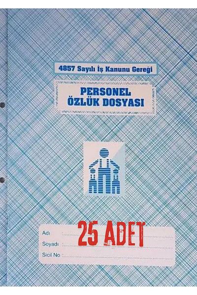 Kocaoluk Pack of 25 Staff Quantity Files - KOCAOLUK