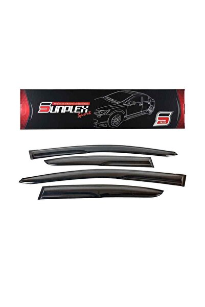 SUNPLEX Sp-s-14 Fiat Linea 2006-2015 Sport Style Cam Rüzgarlığı 4 Lü