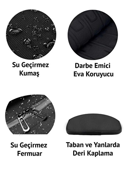 Beutel 13-14-14,1 ιντσών MacBook Air, UltraBook, Notebook - Αδιάβροχη υφασμάτινη και θήκη με φερμουάρ