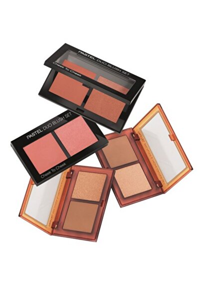 Pastel Profashıon Duo Blush Set Cheek To Cheek 10 Hot Pınk