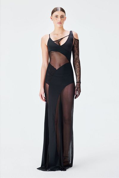 IAMNOTBASIC Black Mirage Dress