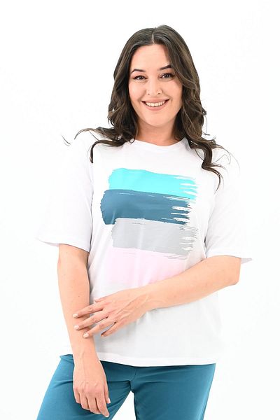 Koza Butik Комплект дамски анцуг с голям размер - 3695-23