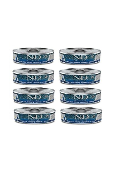 N&D Kitten 12 Adet Ton Karides Balkabağı Yavru Yaş Mama 12x70 gr