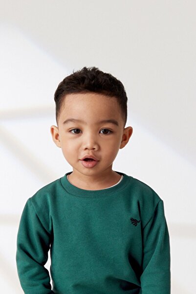 Next Baby Green Long Sleeve 100% Cotton Jogger Set