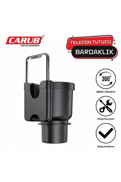 Carub BR2941025 Model Cup Holder and Phone Holder
