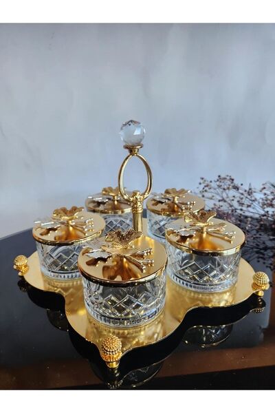 HENNA İÇ VE DIŞ TİCARET KELEBEKLİ BEŞLİ KAPAKLI ŞIK ŞEKERLİK
