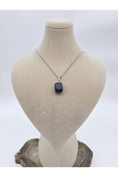 NBS Beautiful Naturel Stones قلادة ذات قصة طبيعية من بلو ستار - تعطي الهدوء والعناية الداخلية