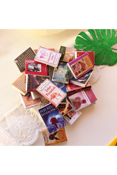 TRENDİN YOLU 12 Adet Minyatür Kitap Mix Dünya Klasikleri Roman Hikaye En Sevi...