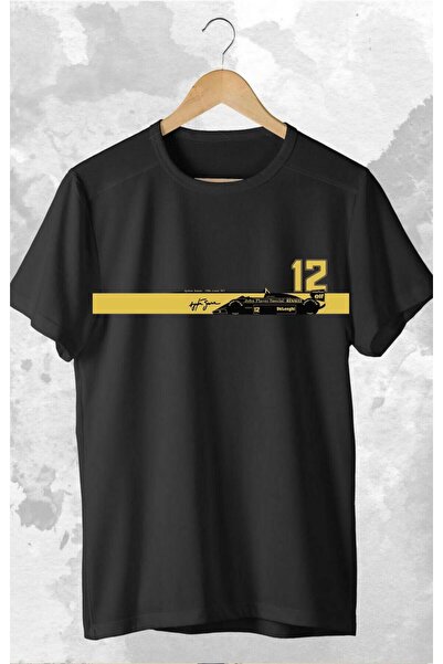 JoneBase Unisex Formula1 12 numara Baskılı Tasarım Oversize  %100 Pamuklu T-s...