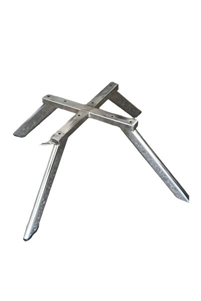 BafArt Metal Berjer Ayağı Ahtapot Model 22 Cm Krom 1 Adet