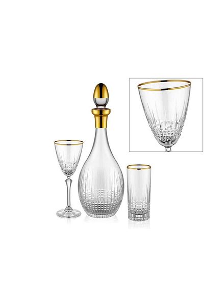 Canba Bakara Gold 25 Piece Water Set