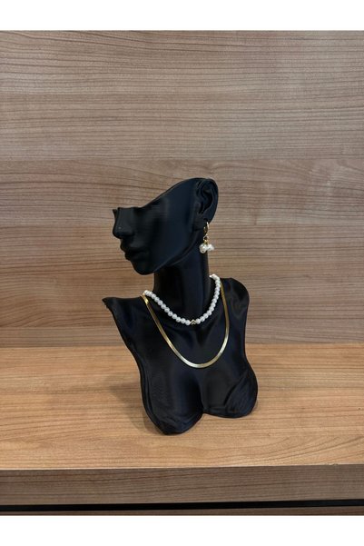 3desen Decorative Jewelry Manikin Display Stand 25 cm Medium Size Set of 2