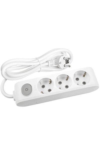 VİKO Viko Multi Let (3'Lü) Üçlü Priz Topraklı Anahtarlı Kablolu 5 (Beş) Metre