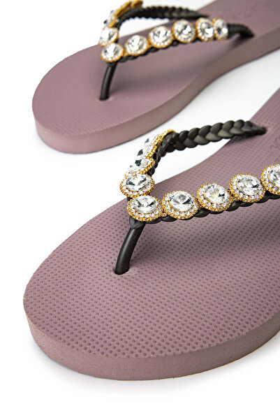 LAZAMANİ Lazamani Γυναικείες - Vegan Pink Flat Slippers