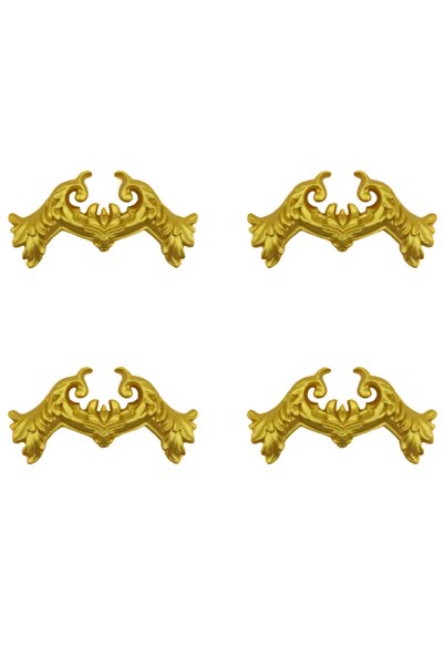 MİVA KONSEPT Dekoratif Poliüretan 4 CM Uyumlu Duvar Çıtası 4LÜ Köşe Motifi (S...