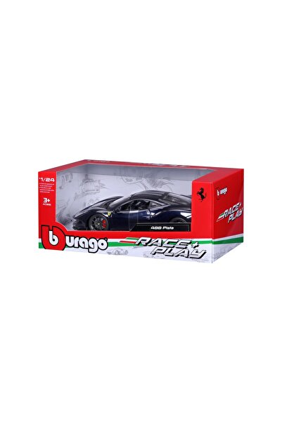 Burago Ferrari 1:24 488 Pista Blue Color Model Car