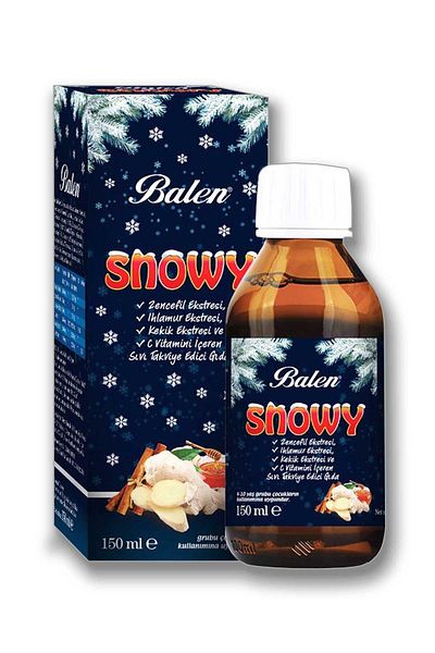 Balen Snowy Ginger Linden Extract - Syrup 150ml X 3 Pieces