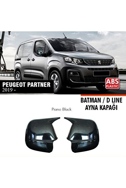NamTuning Peugeot Partner Batman Yarasa Ayna Kapağı Piano Black 2019+