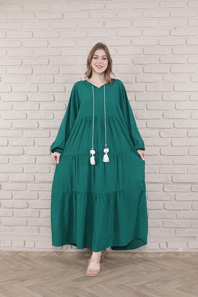mervemoda Rochie lungă împletită pentru femei de mărimi plus