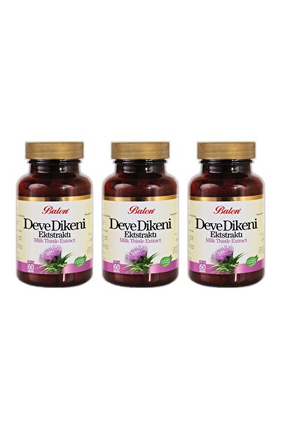Balen Deve Dikeni Ekstraktı Kapsül 375 Mg 60 Kapsül X 3 Adet