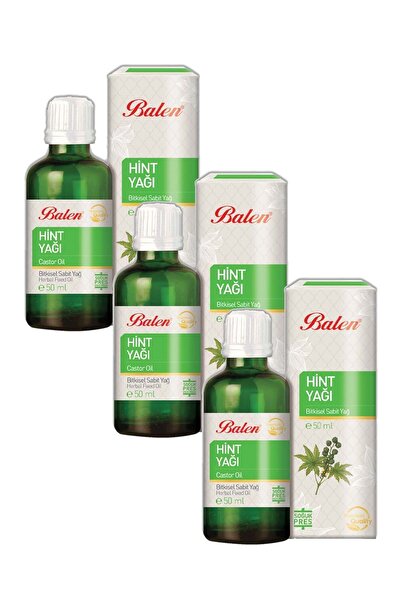 Balen Hint Yağı Soğuk Pres 50 ml X 3 Adet