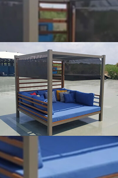 Alezy Premium Lüx Yatak Alüminyum Bahçe Mobilyası