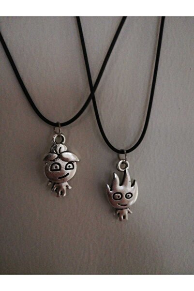 Bluokbeauty Ateş su çocuk genç ikili kolye