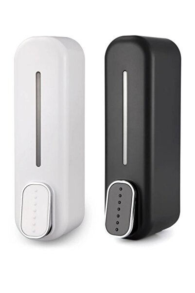 İndirimKap 2 Adet 300ml Sıvı Sabunluk Duvara Monte Manuel Sabunluk Banyo Şamp...