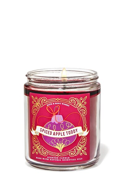 Bath & Body Works Spiced Apple Toddy Küçük Boy Mum 198 G