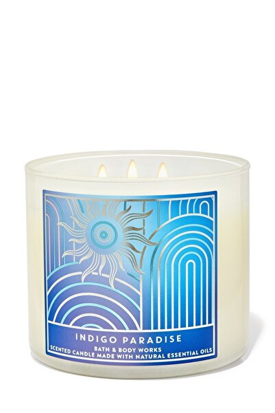 Bath & Body Works Indigo Paradise Büyük Mum 411 ml
