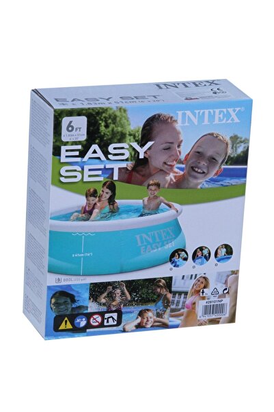 Intex Easy Kolay Kurulum Mavi Renkli Şişme Havuz 183x51 Cm