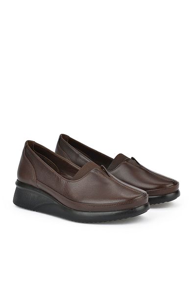 Ziya Genuine Leather Women's Shoes - 14355z2352 Brown