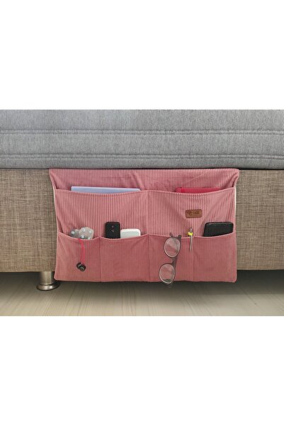 IŞIK منظم جانبي للسرير - منظم سلكي مخملي