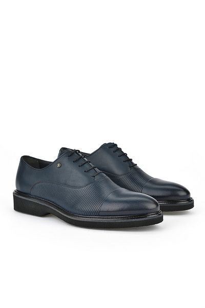 Ziya Ανδρικά παπούτσια από γνήσιο δέρμα - 141299z3446 Navy Blue
