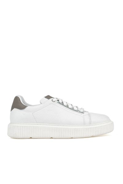 Ziya , Ανδρικό Sneaker από γνήσιο δέρμα 1331026z2049 Λευκό
