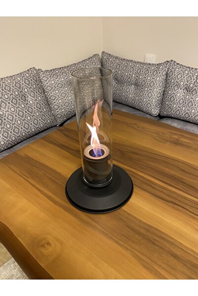 UMAYSTEEL Masaüstü Dumansız Şömine, Bioetanollü