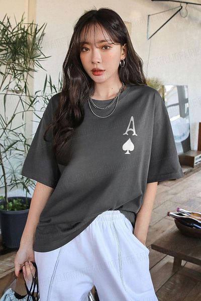 Teenage Millionaire Γυναικείο μπλουζάκι Spade As Printed Smoked Oversize
