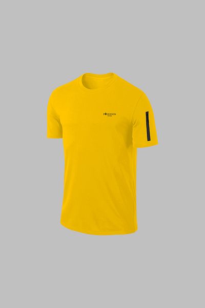 POSEIDON STORM New Large Size Men's Yellow Oze Series Supra Combed Fabric Casual Style Running Suit 4Xl-10Xl