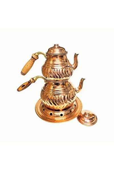 Zinnun Bakır Ocaklı Çaydanlık