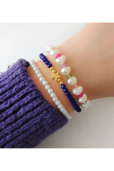 H&T acsessories Set of 3 Bead Bracelets