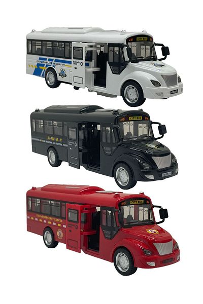 Shem School Shuttle Bus with Sound and Light, Doors Can Be Opened 20 cm (Price Is for One Piece)