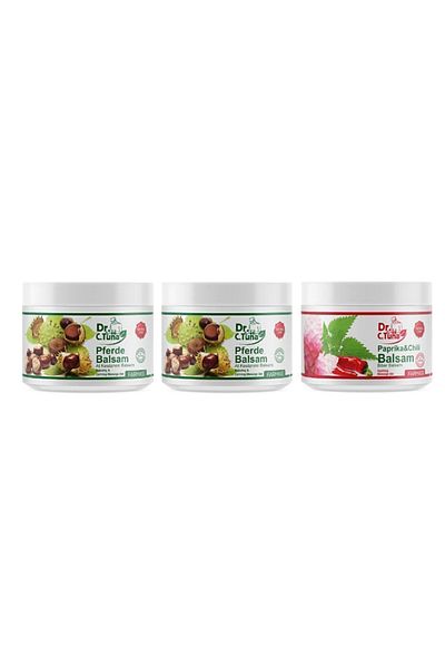 Farmasi Chestnut Massage Gel and Paprika Pepper Balm - 500 Ml x2