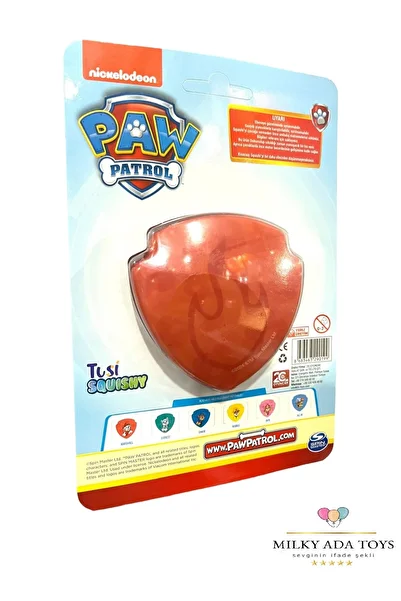 NİCKELODEON TUSI Squishy Paw Petrol 5 - Asorti
