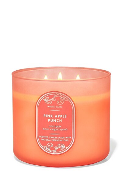 Bath & Body Works Pınk Apple Punch Büyük Mum 411 G