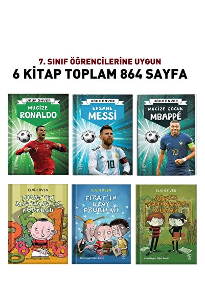 Sia Kitap 7. Sınıf Çok Okunan Kitap Seti 6 Kitap 864 Sayfa