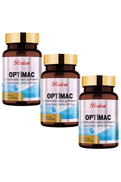Balen Optimac Gözotu Ekstraktı -vitamin 630 Mg 60 Kapsül X 3 Adet
