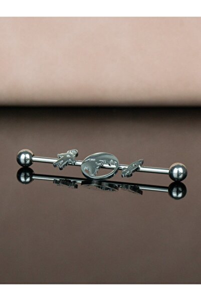 MORNEVA Uzay Yolculuğu Çelik Köprü İndustrial Piercingi