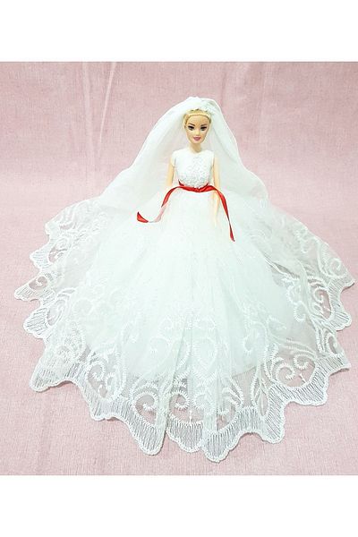 Efe Bridal Doll Handmade - Doll with Wedding Dress